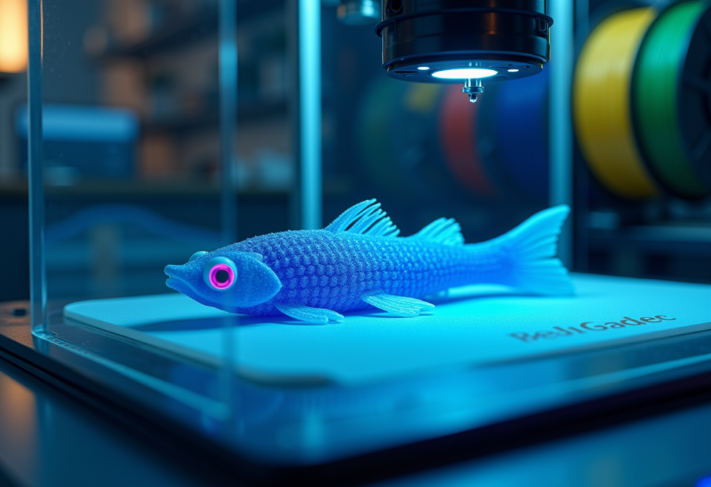 Ein Fisch aus dem 3D-Drucker.