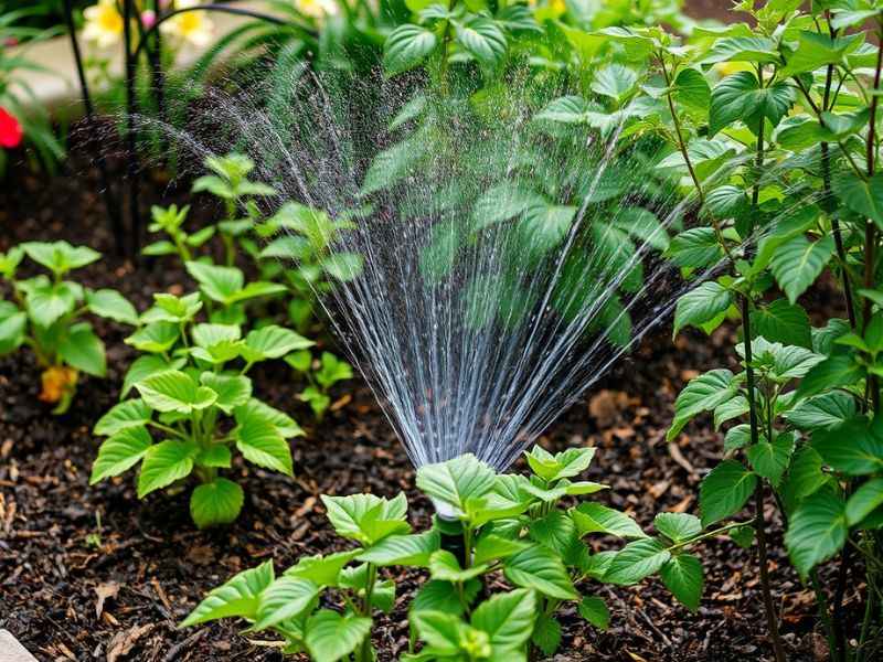 Gartenbewässerung Urlaub: Pflanzen werden automatisch mit Wasser versorgt.
